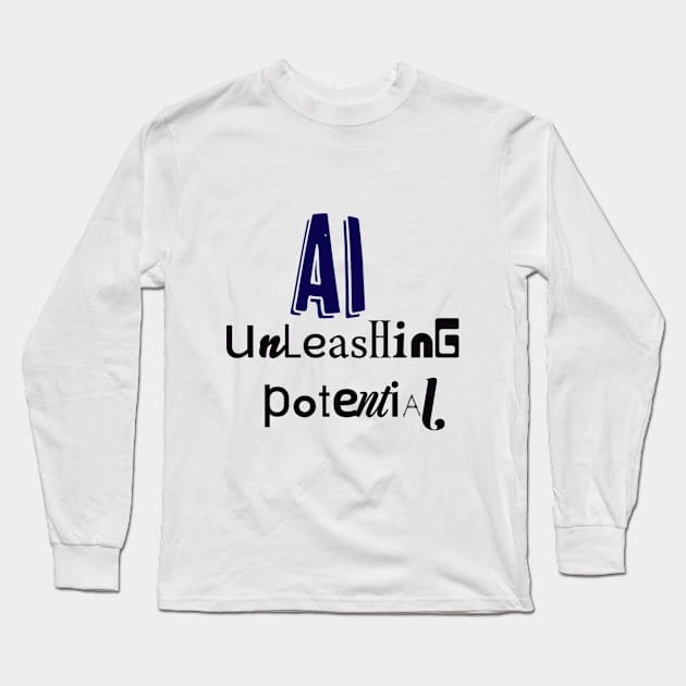 Artificial Intelligence Long Sleeve T-Shirt by Eliz Ting